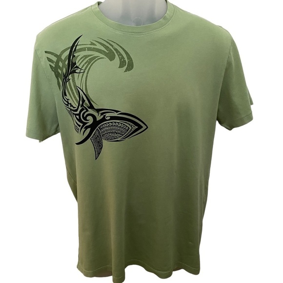 Crazy SHIRTS HAWAII Shark Hawaiian Theme Men S Small - Picture 1 of 5